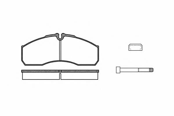 Remsa 0651.86 Brake Pad Set, disc brake 065186