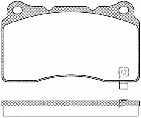 Remsa 0666.04 Brake Pad Set, disc brake 066604
