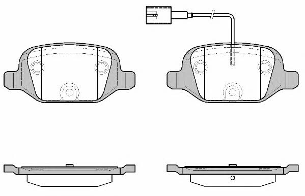 Remsa 0727.12 Brake pad set 072712 072712 Remsa Brake pad set
