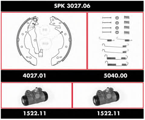 Remsa SPK 3027.06 Brake shoe set SPK302706