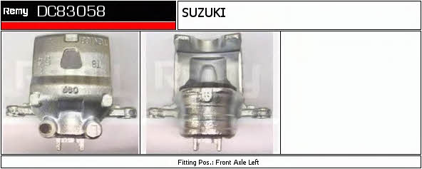 Remy DC83058 Brake caliper front left DC83058