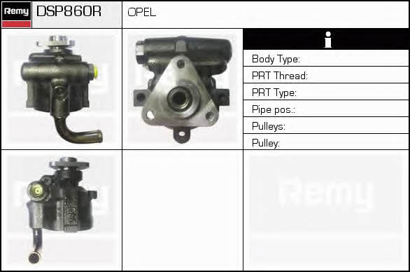 Remy DSP860R Hydraulic Pump, steering system DSP860R