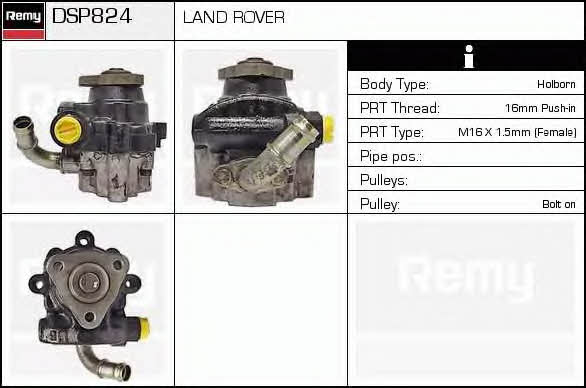 Remy DSP824 Hydraulic Pump, steering system DSP824