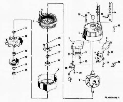  1102553 Alternator 1102553