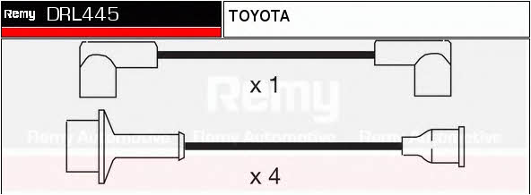 Remy DRL445 Ignition cable kit DRL445