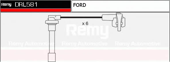 Remy DRL581 Ignition cable kit DRL581