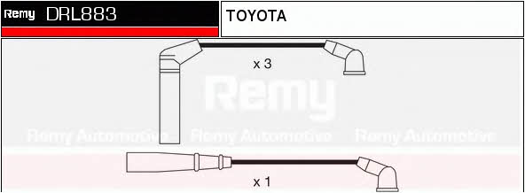 Remy DRL883 Ignition cable kit DRL883