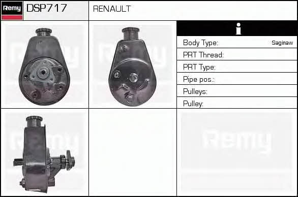 Remy DSP717 Hydraulic Pump, steering system DSP717