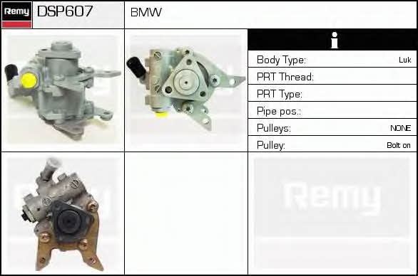 Remy DSP607 Hydraulic Pump, steering system DSP607