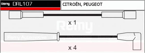 Remy DRL107 Ignition cable kit DRL107