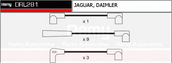 Remy DRL281 Ignition cable kit DRL281