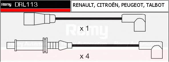 Remy DRL113 Ignition cable kit DRL113
