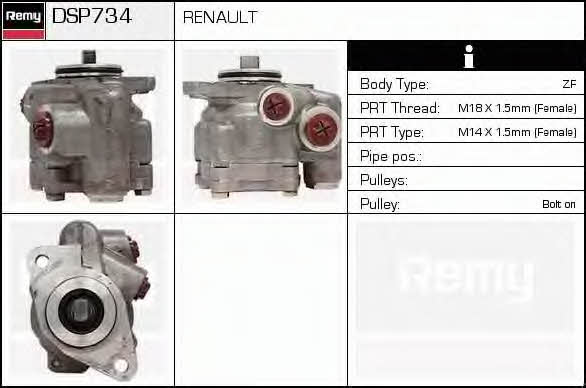 Remy DSP734 Hydraulic Pump, steering system DSP734