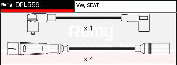 Remy DRL559 Ignition cable kit DRL559