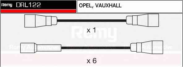 Remy DRL122 Ignition cable kit DRL122