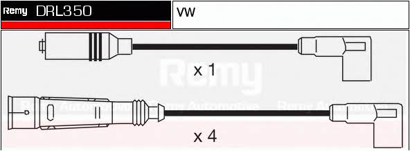 Remy DRL350 Ignition cable kit DRL350