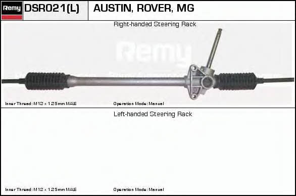 Remy DSR021L Steering Gear DSR021L