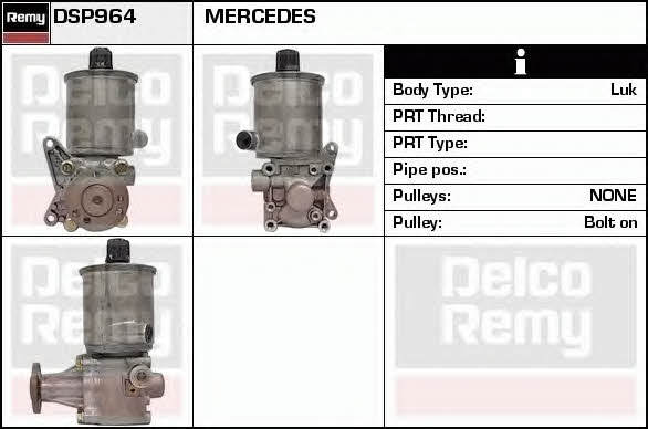 Remy DSP964 Hydraulic Pump, steering system DSP964