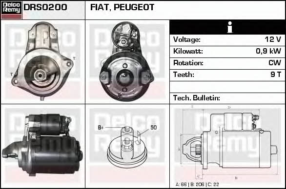 Remy DRS0200 Starter DRS0200