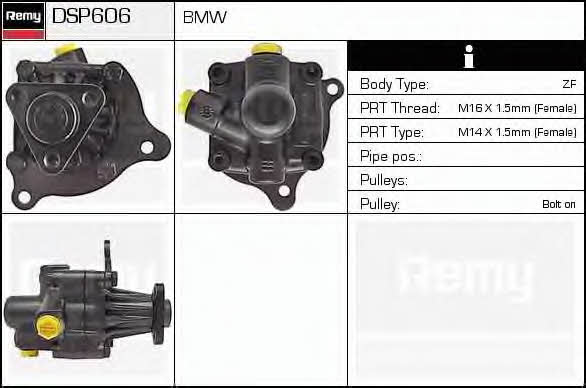 Remy DSP606 Hydraulic Pump, steering system DSP606