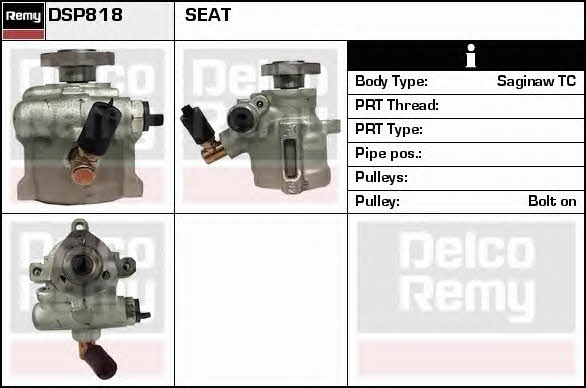 Remy DSP818 Hydraulic Pump, steering system DSP818