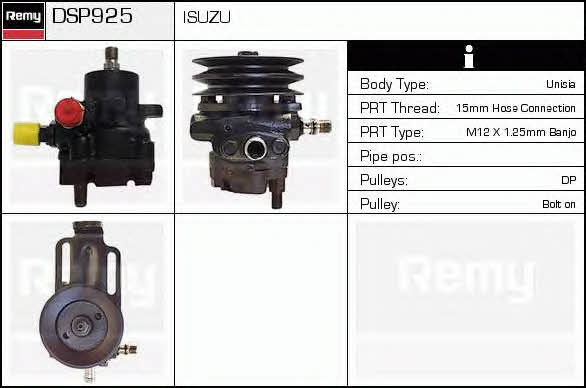 Remy DSP925 Hydraulic Pump, steering system DSP925