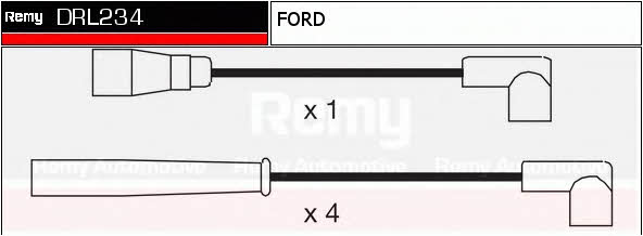 Remy DRL234 Ignition cable kit DRL234