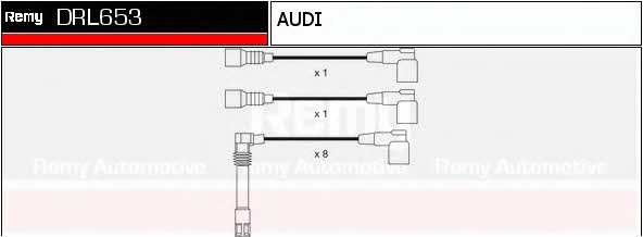 Remy DRL653 Ignition cable kit DRL653
