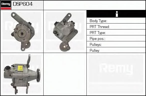 Remy DSP604 Hydraulic Pump, steering system DSP604