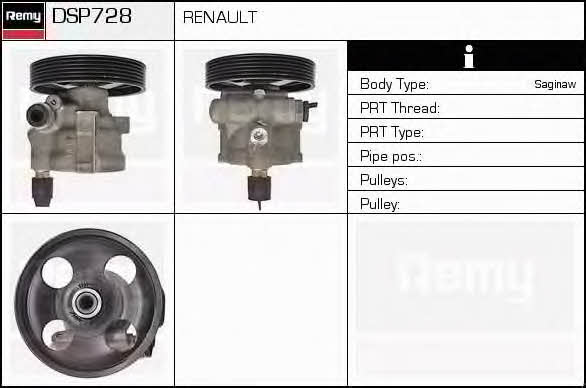 Remy DSP728 Hydraulic Pump, steering system DSP728