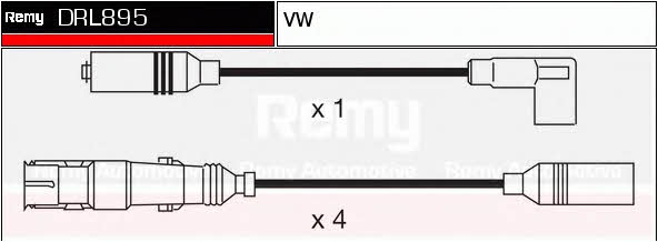 Remy DRL895 Ignition cable kit DRL895
