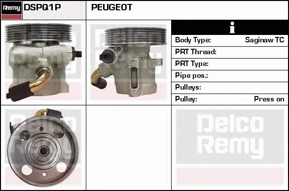 Remy DSPQ1P Hydraulic Pump, steering system DSPQ1P