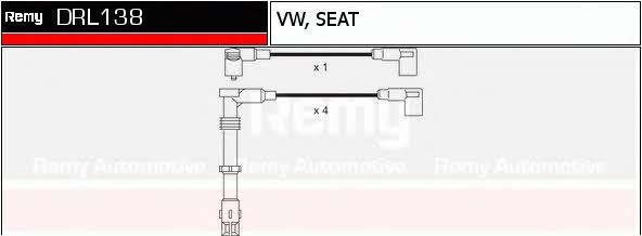 Remy DRL138 Ignition cable kit DRL138