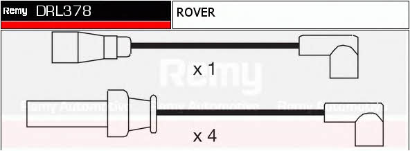 Remy DRL378 Ignition cable kit DRL378