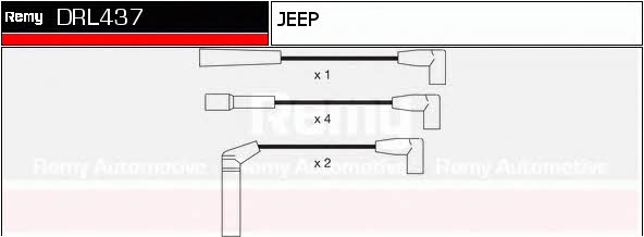 Remy DRL437 Ignition cable kit DRL437