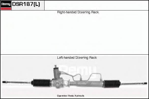 Remy DSR187L Steering Gear DSR187L