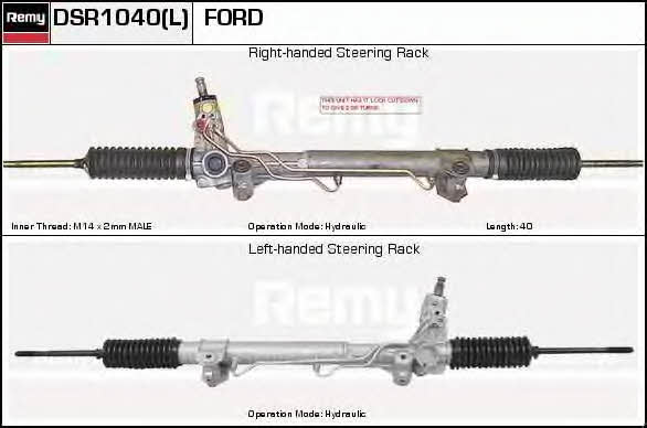 Remy DSR1040L Power Steering DSR1040L