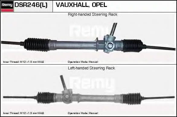 Remy DSR246L Steering Gear DSR246L