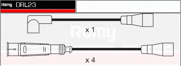 Remy DRL23 Ignition cable kit DRL23