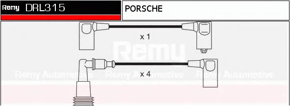 Remy DRL315 Ignition cable kit DRL315