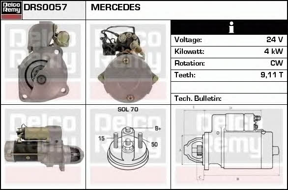 Remy DRS0057 Starter DRS0057