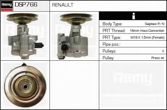 Remy DSP766 Hydraulic Pump, steering system DSP766