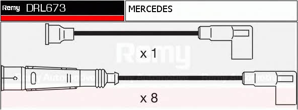 Remy DRL673 Ignition cable kit DRL673