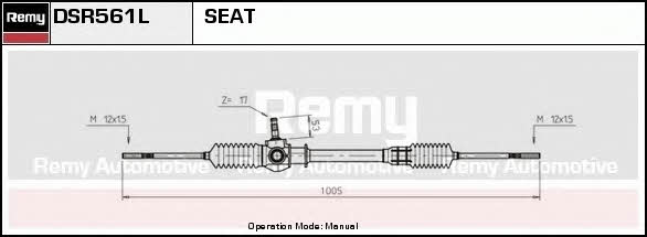 Remy DSR561L Steering Gear DSR561L