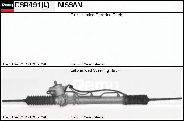 Remy DSR491L Power Steering DSR491L