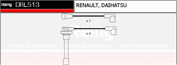 Remy DRL513 Ignition cable kit DRL513