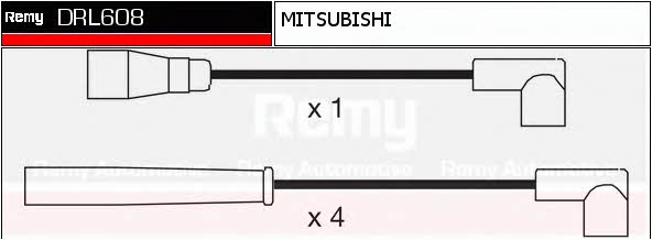 Remy DRL608 Ignition cable kit DRL608