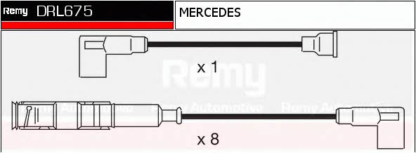 Remy DRL675 Ignition cable kit DRL675