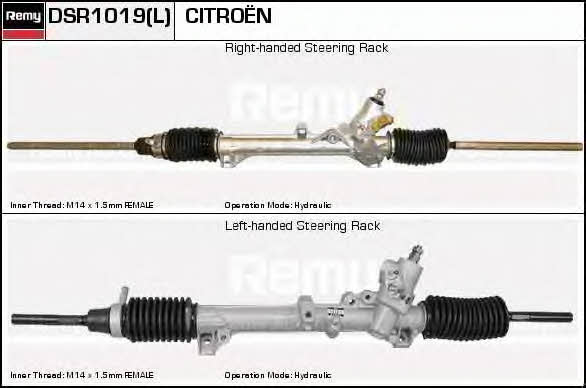 Remy DSR1019L Steering Gear DSR1019L