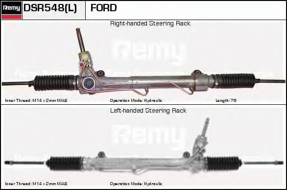 Remy DSR548L Power Steering DSR548L